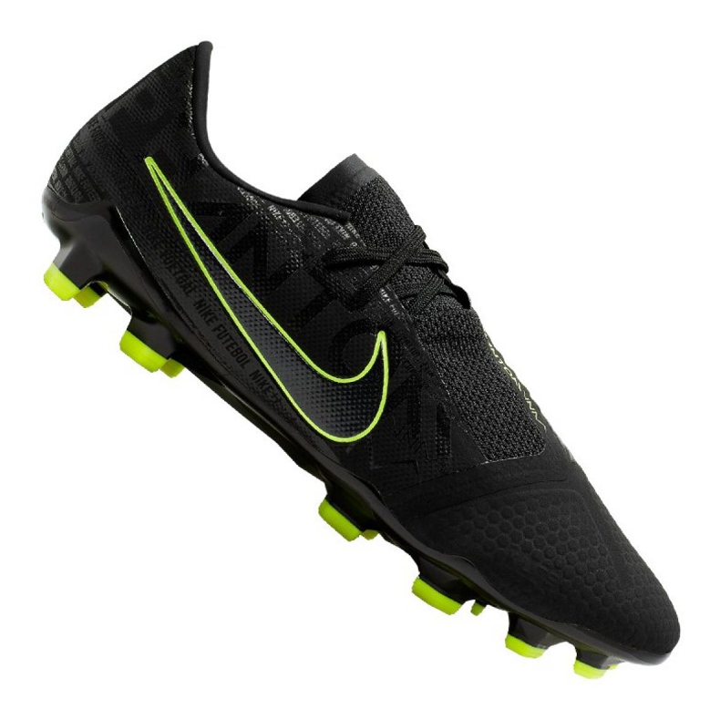 Ghete de fotbal Nike Phantom Vnm Pro Fg M AO8738-007 negru negru Ghete de fotbal Nike Phantom Vnm Pro Fg M AO8738-007 negru negru