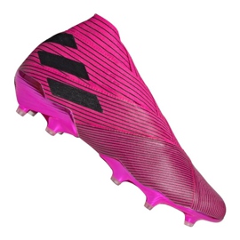 Ghete de fotbal Adidas Nemeziz 19+ Fg M F34403 roz roz Ghete de fotbal Adidas Nemeziz 19+ Fg M F34403 roz roz