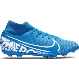 Pantofi de fotbal Nike Mercurial Superfly 7 Club FG / MG M AT7949-414 albastru albastru