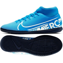 Încălțăminte de interior Nike Mercurial Superfly 7 Club Ic M AT7979-414 albastru albastru
