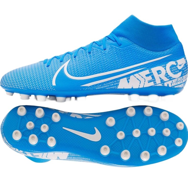 Pantofi de fotbal Nike Mercurial Superfly 7 Academy Ag M BQ5424-414 albastru albastru