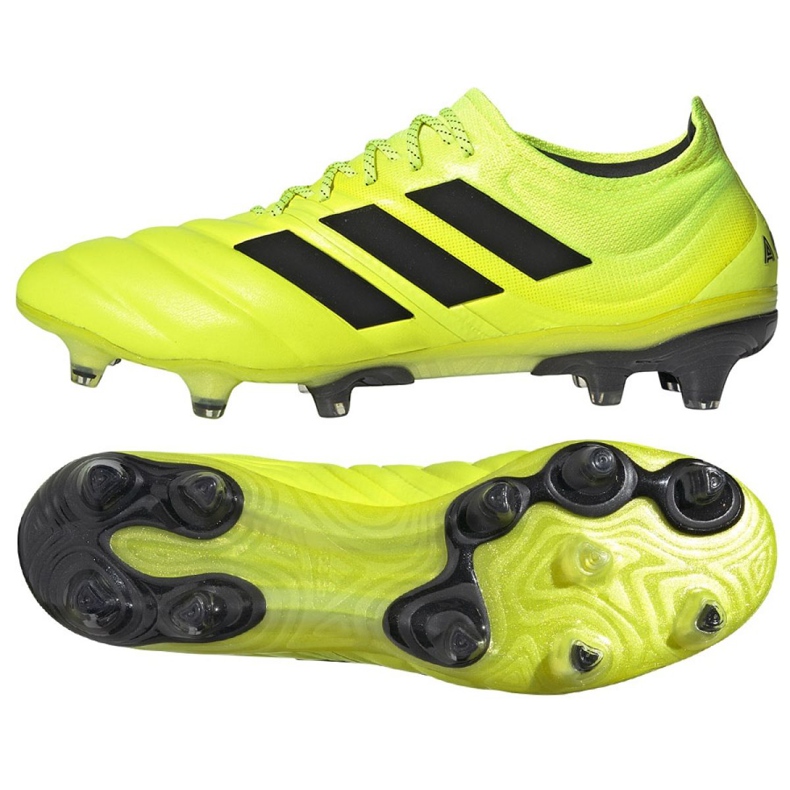 Ghete de fotbal Adidas Copa 19.1 Fg M F35519 galben galben Ghete de fotbal Adidas Copa 19.1 Fg M F35519 galben galben