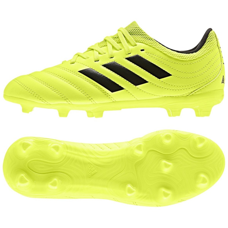 Ghete de fotbal Adidas Copa 19.3 Fg Jr F35466 galben galben Ghete de fotbal Adidas Copa 19.3 Fg Jr F35466 galben galben
