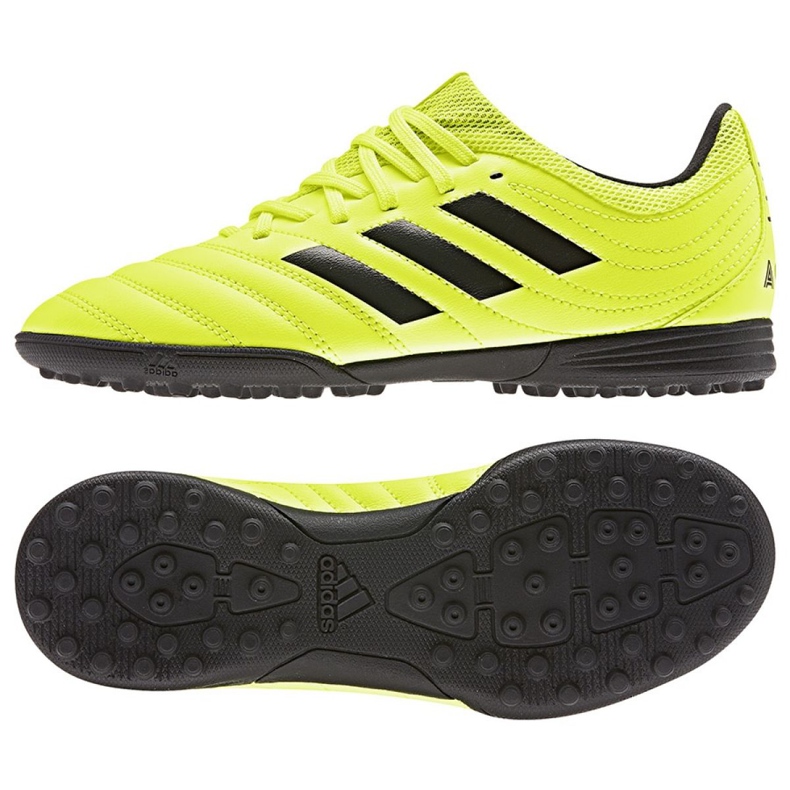 Ghete de fotbal Adidas Copa 19.3 Tf Jr F35463 galben galben