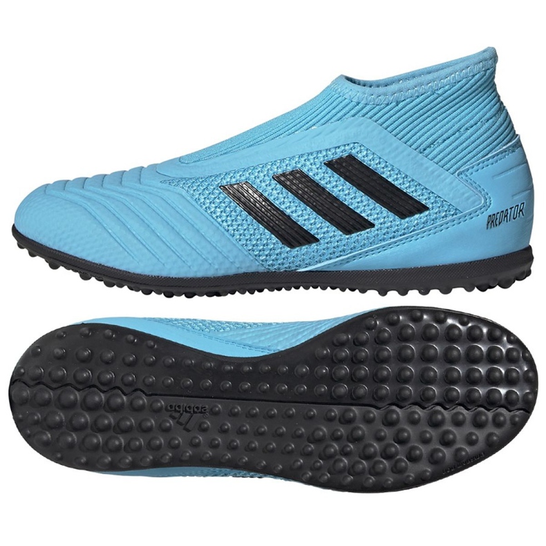 Ghete de fotbal Adidas Predator 19.3 Ll Tf Jr EF9041 albastru albastru Ghete de fotbal Adidas Predator 19.3 Ll Tf Jr EF9041 albastru albastru