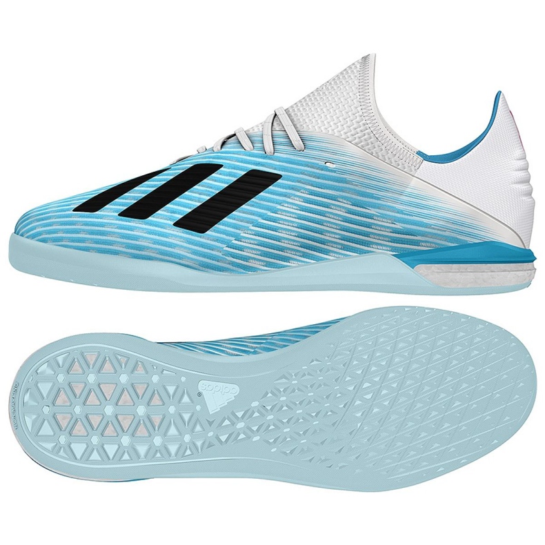 Încălțăminte de interior adidas X 19.1 In M G25754 albastru albastru