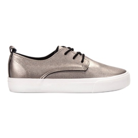 Seastar Pantofi din piele ecologică gri Seastar Pantofi din piele ecologică gri