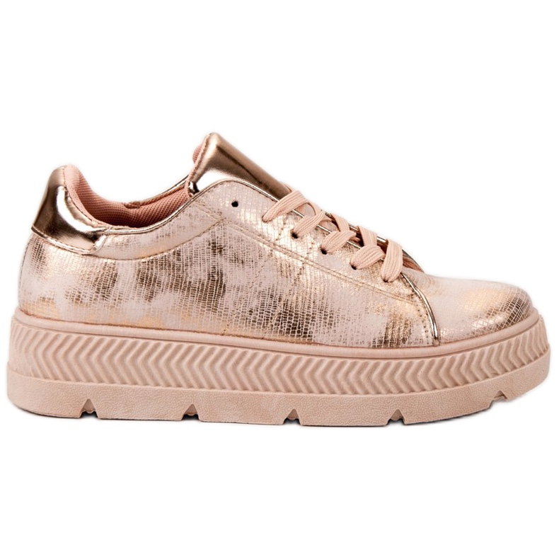 Bestelle Pantofi sport din aur roz galben
