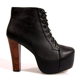 Ghete Solid On Heel K764 Negru