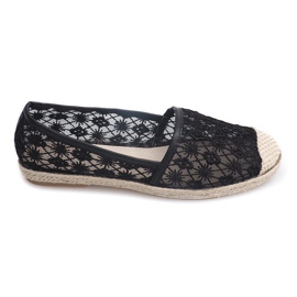 Espadrile pentru balerini YBS136 Negru Espadrile pentru balerini YBS136 Negru