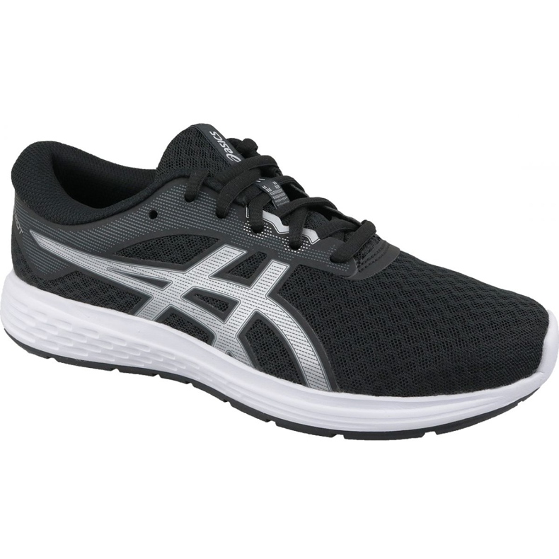 Pantofi de alergare Asics Patriot 11 Gs Jr 1014A070-002 negru Pantofi de alergare Asics Patriot 11 Gs Jr 1014A070-002 negru