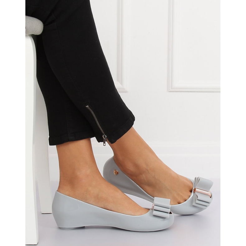 Ballerinki meliski gri CK87-P Gri - Ii Gat