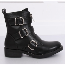 Cizme militare negre NC851 Negru Cizme militare negre NC851 Negru