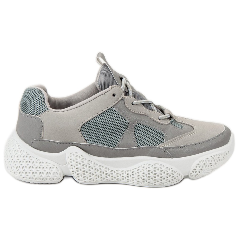 SHELOVET Adidași gri la modă