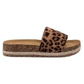 Bestelle Papuci clasici din piele de căprioară maro