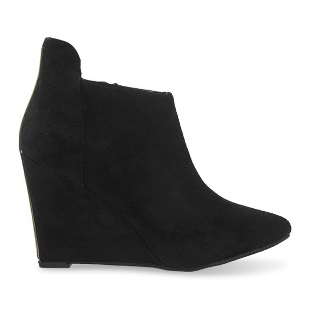 Pompe din piele de căprioară TL01-1 negru