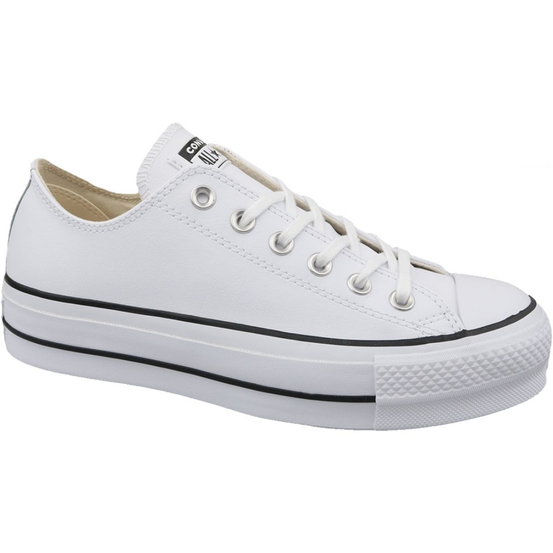 Converse Chuck Taylor All Star Lift Clean Ox W 561680C alb Converse Chuck Taylor All Star Lift Clean Ox W 561680C alb