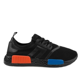 Pantofi sport negri MD01B-2 negru Pantofi sport negri MD01B-2 negru