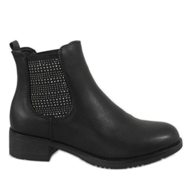 Kayla Shoes Cizme cu toc înalt izolate negre 88053 negru