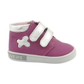 Botine Mazurek Velcro roz gri Botine Mazurek Velcro roz gri