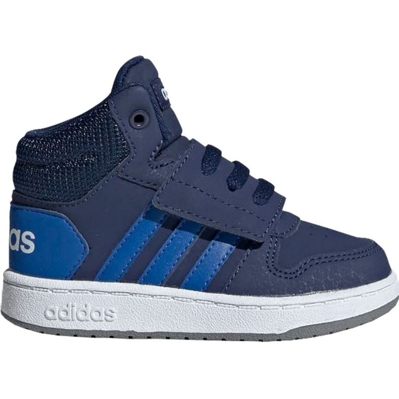 Pantofi copii Adidas Hoops Mid 2.0 EE6714 albastru marin Pantofi copii Adidas Hoops Mid 2.0 EE6714 albastru marin