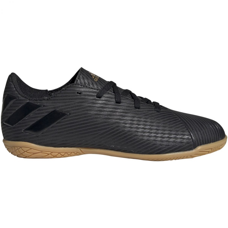 Ghete de fotbal Adidas Nemeziz 19.4 In Jr EG3314 negru negru Ghete de fotbal Adidas Nemeziz 19.4 In Jr EG3314 negru negru