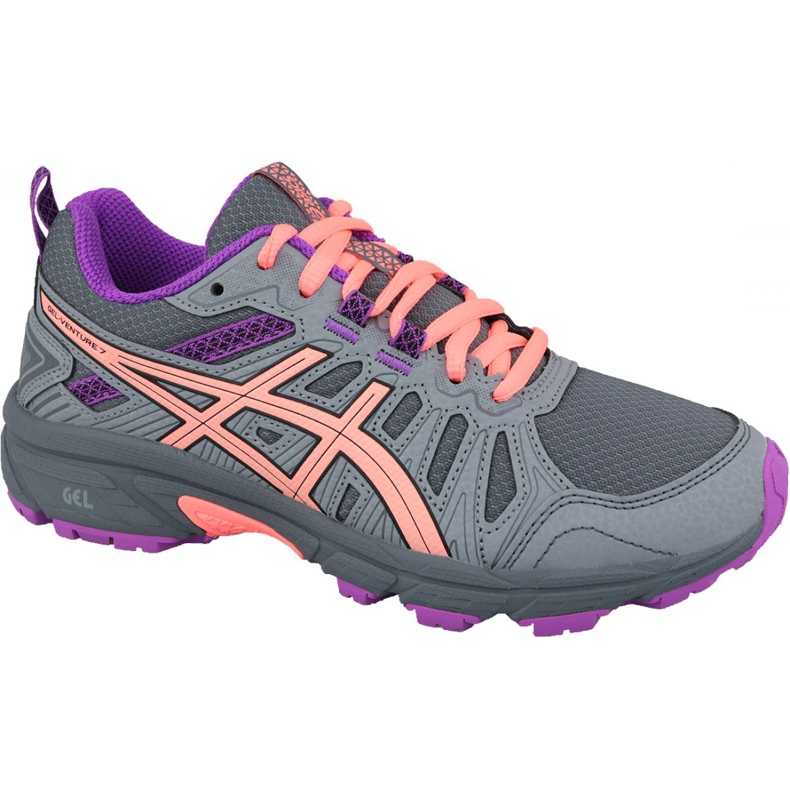 Pantofi de alergare Asics Gel-Venture 7 Gs Jr 1014A072-020 gri Pantofi de alergare Asics Gel-Venture 7 Gs Jr 1014A072-020 gri