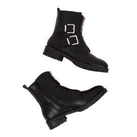 Ghete militare negre 688-A14 Negre negru Ghete militare negre 688-A14 Negre negru