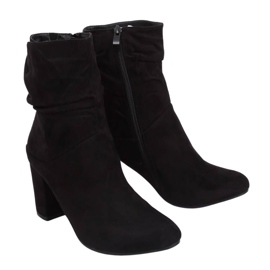 Negru FR-1186 Cizme negre cu toc înalt Negru FR-1186 Cizme negre cu toc înalt