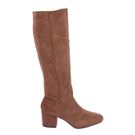 Tocuri înalte maro YQ218P Camel