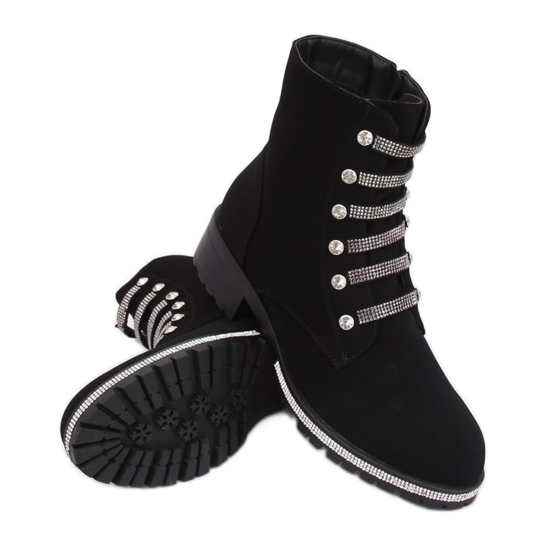 Ghete militare negre CH1818-2 Negre negru Ghete militare negre CH1818-2 Negre negru