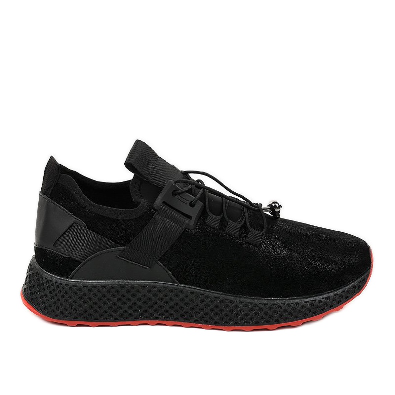 Pantofi sport bărbați negri GM807 negru Pantofi sport bărbați negri GM807 negru