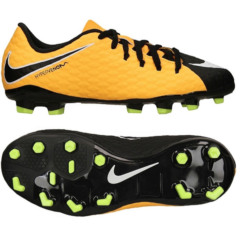 Pantofi Nike Hypervenom Phelon Iii Fg Jr 852595 801 galbeni Pantofi Nike Hypervenom Phelon Iii Fg Jr 852595 801 galbeni