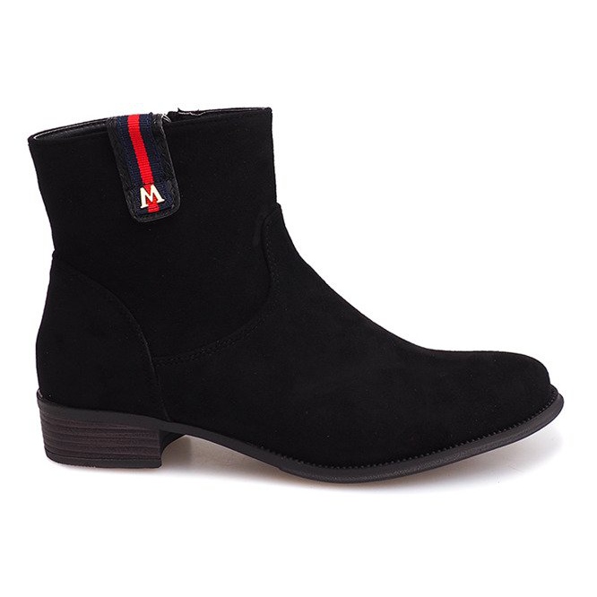 Ghete din piele de căprioară Jodhpur 8H8588 Negru