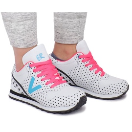 Adidași sport B1573-4 Alb negru multicolor