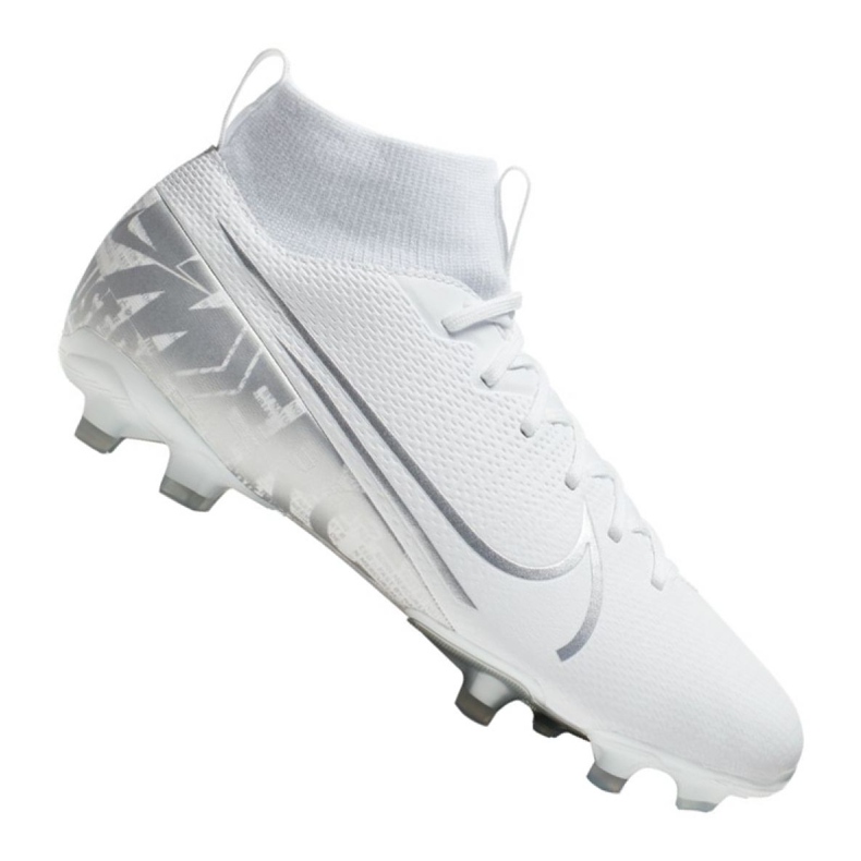 Pantof de fotbal Nike Superfly 7 Academy Mg Jr AT8120-100 alb alb Pantof de fotbal Nike Superfly 7 Academy Mg Jr AT8120-100 alb alb