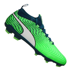 Ghete de fotbal Puma One 18.3 Syn Fg M 104870 03 verde verde Ghete de fotbal Puma One 18.3 Syn Fg M 104870 03 verde verde