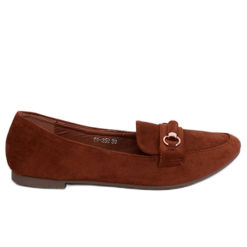 Mocasini de damă cărămidă 99-259 D.ORANGE maro