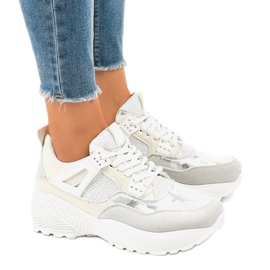 Încălțăminte de sport albă la modă pentru femei C2 Încălțăminte de sport albă la modă pentru femei C2