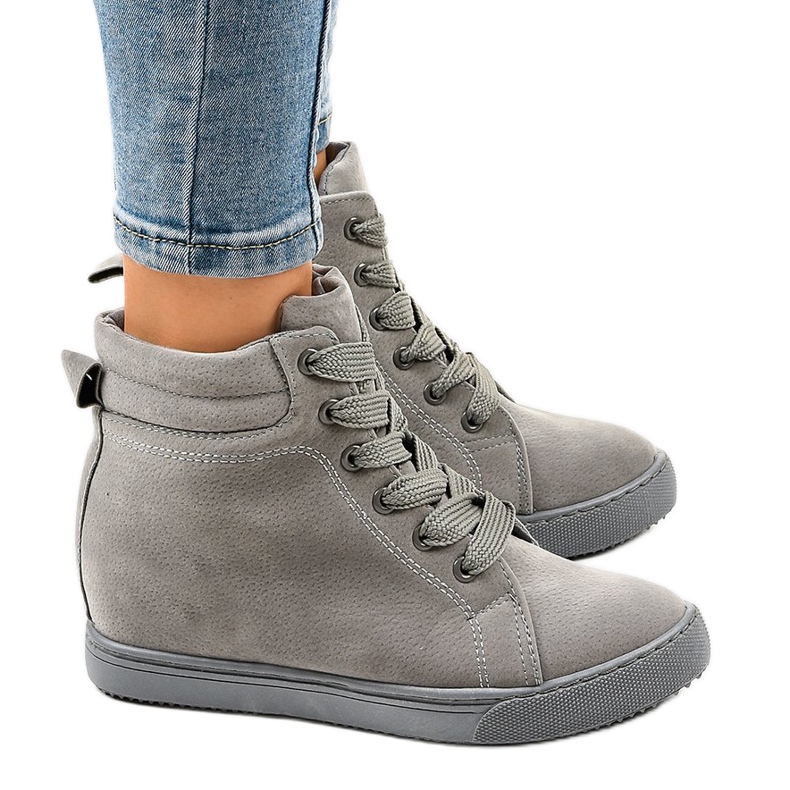 Adidași gri pe pană TL50-3