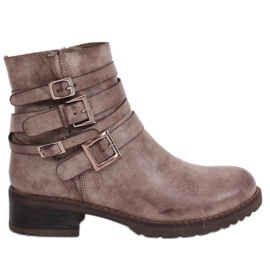 Cizme dama bej plate Z100 Khaki Cizme dama bej plate Z100 Khaki