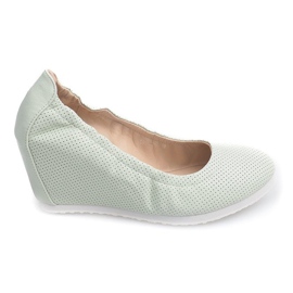 Pompe cu pană sport A892 Fistic multicolor verde