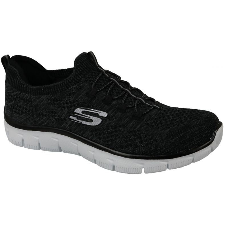 Pantofi Skechers Empire W 12418-BKW negru