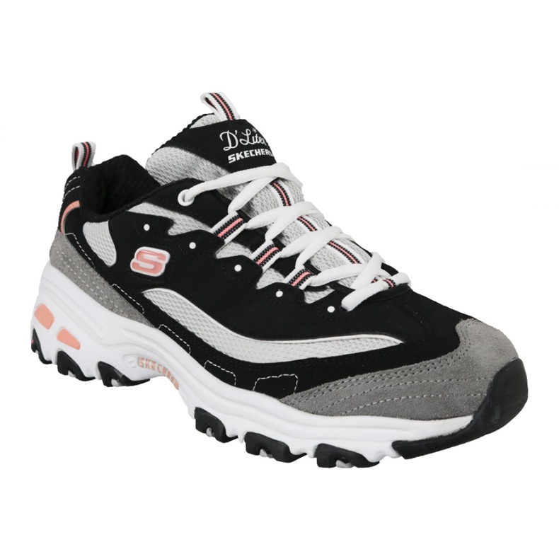 Skechers D'Lites New Journey W 11947-BKWG negru multicolor Skechers D'Lites New Journey W 11947-BKWG negru multicolor