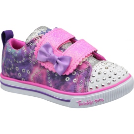 Pantofi Skechers Sparkle Lite Jr 20147N-PRMT roz