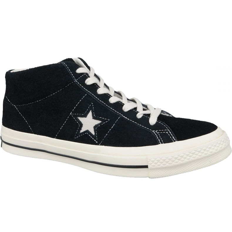 Pantofi Converse One Star Ox Mid Vintage Suede M 157701C negru