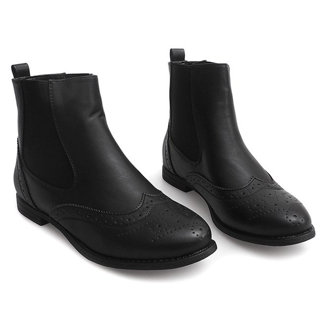 Cizme Jazz clasice 220-PA Negre negru