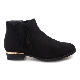 Ghete din piele de căprioară cu un 837 negru elastic
