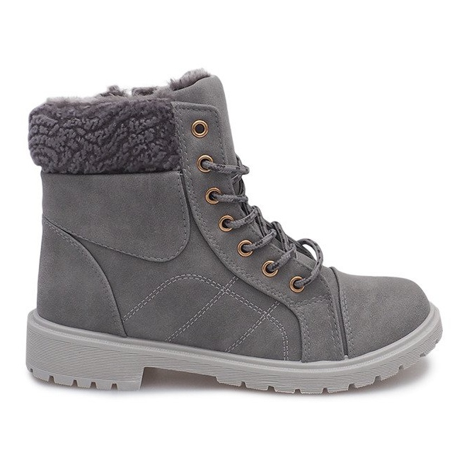 Warm Timberki Trappers DD498-4 Gri