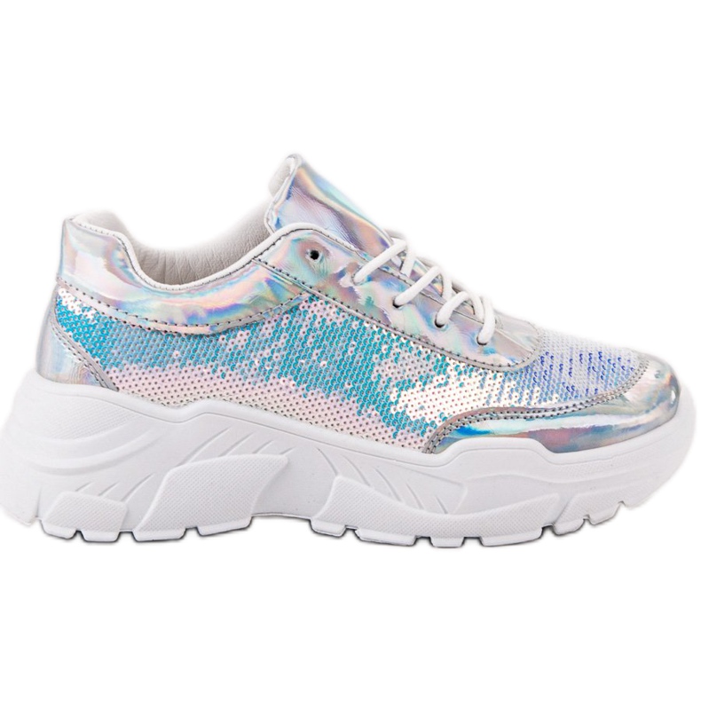 Marquiz Încălțăminte sport cu paiete gri